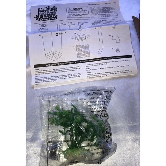 My Fun Fish Cleaning Tank New Open Box - Picture 5 of 5